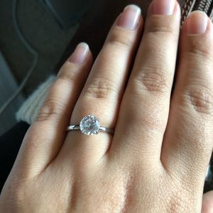 CZ engagement ring size 8